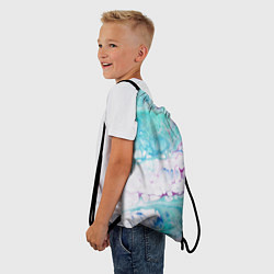 Рюкзак-мешок Цветная морская пена, цвет: 3D-принт — фото 2