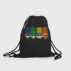 Рюкзак-мешок South park FBI, цвет: 3D-принт