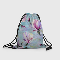 Рюкзак-мешок Живописная магнолия, цвет: 3D-принт