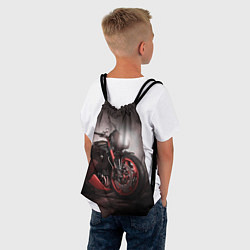 Рюкзак-мешок СУПЕРБАЙК, цвет: 3D-принт — фото 2