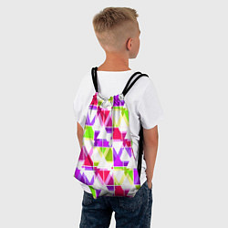 Рюкзак-мешок Абстрактный яркий узор, цвет: 3D-принт — фото 2