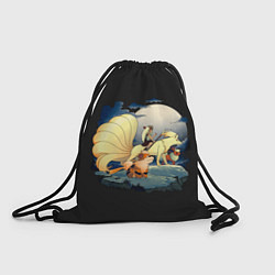 Рюкзак-мешок Принцесса Мононоке х Покемоны, цвет: 3D-принт