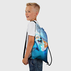 Рюкзак-мешок ПЛЫВУЩАЯ ЛИСИЧКА, цвет: 3D-принт — фото 2