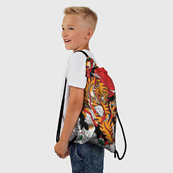 Рюкзак-мешок Самурайский тигр, цвет: 3D-принт — фото 2