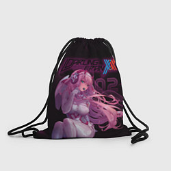 Рюкзак-мешок Zero Two в наушниках, цвет: 3D-принт