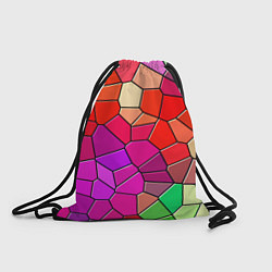 Рюкзак-мешок Мозаика цветная, цвет: 3D-принт