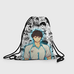 Рюкзак-мешок ТООРУ ОЙКАВА OIKAWA TORU, цвет: 3D-принт