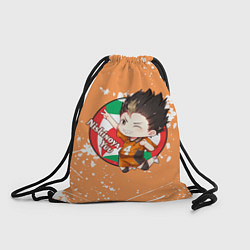 Рюкзак-мешок Nishinoya Yuo Haikyu Волейбол Z, цвет: 3D-принт