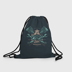 Рюкзак-мешок Мотосервис, цвет: 3D-принт