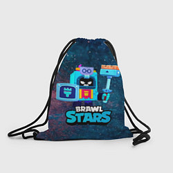 Рюкзак-мешок ЭШ Ash Brawl Stars, цвет: 3D-принт