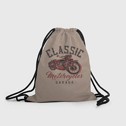 Рюкзак-мешок Классические мотоциклы, цвет: 3D-принт