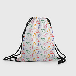 Рюкзак-мешок Linux Ядро Пингвин, цвет: 3D-принт