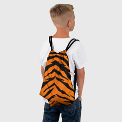 Рюкзак-мешок Шкура тигра, цвет: 3D-принт — фото 2