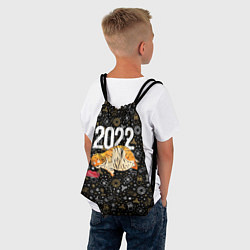 Рюкзак-мешок Ленивый толстый тигр, цвет: 3D-принт — фото 2