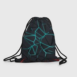 Рюкзак-мешок Геометрический фон, цвет: 3D-принт