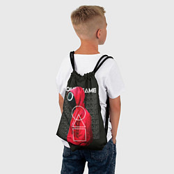 Рюкзак-мешок Сыграй в Кальмара, цвет: 3D-принт — фото 2