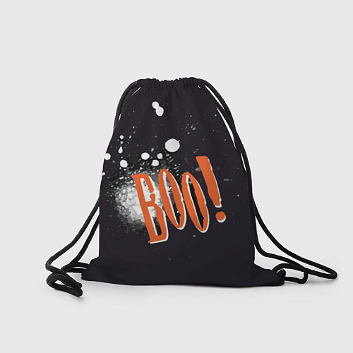 Мешок для обуви Шарик-пугайка черный, полиэстер / 3D-принт – фото 2