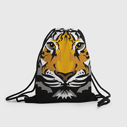 Мешок для обуви Суровый взгляд тигра