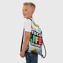 Рюкзак-мешок Toca Life: Stories, цвет: 3D-принт — фото 2