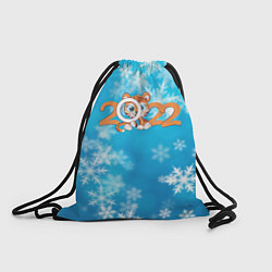 Рюкзак-мешок Новый год Тигра 2022 Рождество, цвет: 3D-принт
