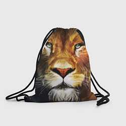 Рюкзак-мешок Лев царь зверей, цвет: 3D-принт