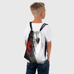 Рюкзак-мешок Берсерк чёрной маска, цвет: 3D-принт — фото 2