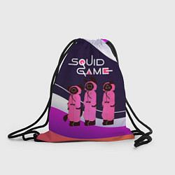 Рюкзак-мешок Трое из сериала Игра в кальмара, цвет: 3D-принт