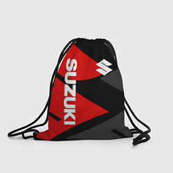 Рюкзак-мешок SUZUKI СУЗУКИ RED LOGO, цвет: 3D-принт