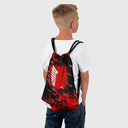 Рюкзак-мешок Атака Титанов: Red, цвет: 3D-принт — фото 2