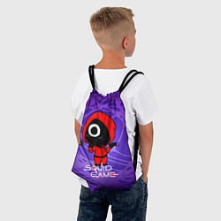 Рюкзак-мешок Игра в кальмара: Девочка, цвет: 3D-принт — фото 2