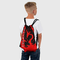 Рюкзак-мешок TES RED DRAGON, FUS RO DAH SYMBOL, цвет: 3D-принт — фото 2