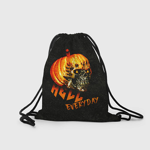 Мешок для обуви Helloween череп тыква scull pumkin / 3D-принт – фото 2