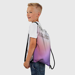 Рюкзак-мешок Несу свои извинения, цвет: 3D-принт — фото 2