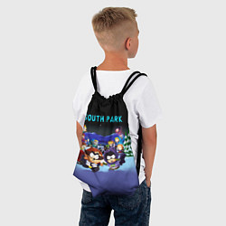 Рюкзак-мешок Енот и его команда - противостояние Южный Парк, цвет: 3D-принт — фото 2