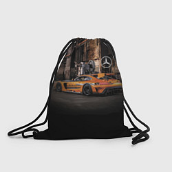 Рюкзак-мешок Мерседес АМГ в стиле Loft, цвет: 3D-принт