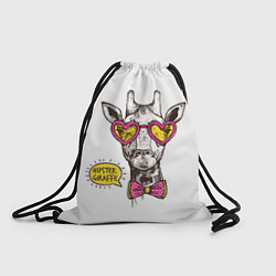 Рюкзак-мешок Жираф хипстер 2022, цвет: 3D-принт