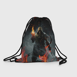 Рюкзак-мешок TES SKYRIM DOVAHKIN FLAME ДРАКОНОРОЖДЕННЫЙ, цвет: 3D-принт