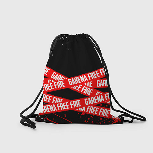 Мешок для обуви GARENA FREE FIRE RED OFF LINE STYLE / 3D-принт – фото 2