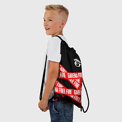 Рюкзак-мешок GARENA FREE FIRE RED OFF LINE STYLE, цвет: 3D-принт — фото 2