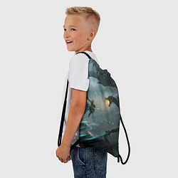 Рюкзак-мешок TES FUS RO DAH DRAGON, цвет: 3D-принт — фото 2