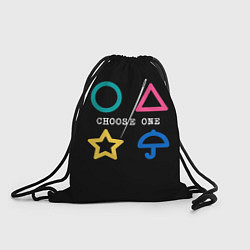 Рюкзак-мешок Squid game: choose one, цвет: 3D-принт