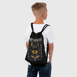 Рюкзак-мешок Доберман-Пинчер, цвет: 3D-принт — фото 2