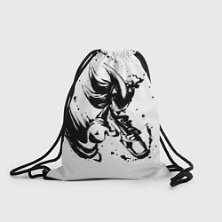 Рюкзак-мешок SONIC BLACK СОНИК, цвет: 3D-принт