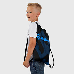 Рюкзак-мешок Sabaton синий дым, цвет: 3D-принт — фото 2