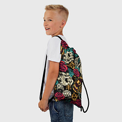 Рюкзак-мешок Узор для хипстера, цвет: 3D-принт — фото 2