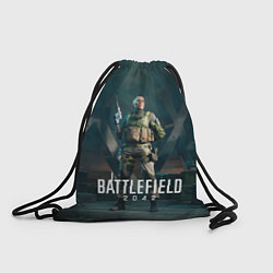 Рюкзак-мешок Battlefield 2042 - Мария Фальк арт, цвет: 3D-принт