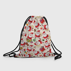 Рюкзак-мешок Дед Мороз!, цвет: 3D-принт