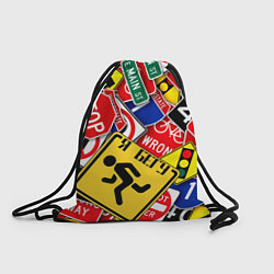 Рюкзак-мешок Я бегу по главной, цвет: 3D-принт