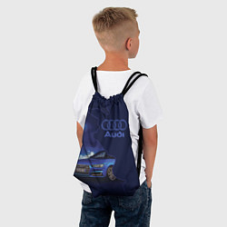 Рюкзак-мешок AUDI лого, цвет: 3D-принт — фото 2
