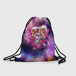 Рюкзак-мешок Бумбокс в космосе, цвет: 3D-принт